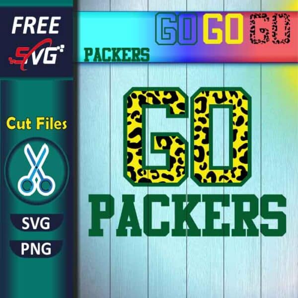 Go Packers Svg Free Green Bay Packers Leopard Svg