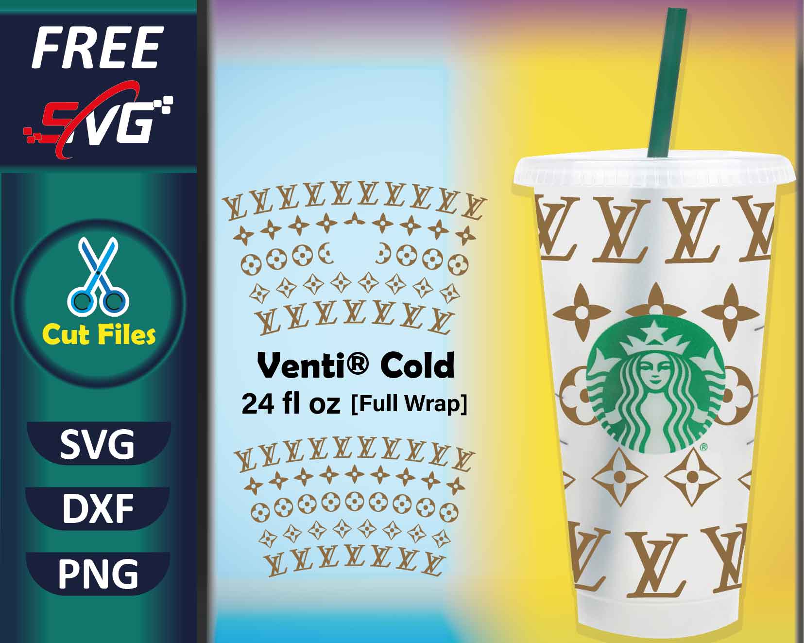 Free Free 70 Louis Vuitton Starbucks Cup Svg SVG PNG EPS DXF File