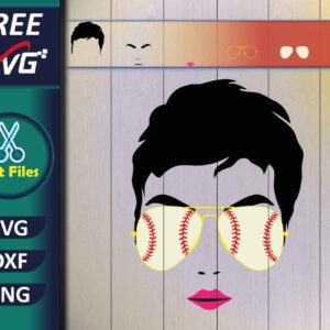 Baseball mom SVG Free