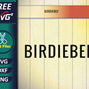 BirdieBee SVG Free