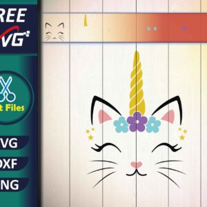 Caticorn SVG Free | Unicorn SVG Free