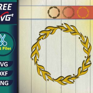 Cricut Wreath SVG Free