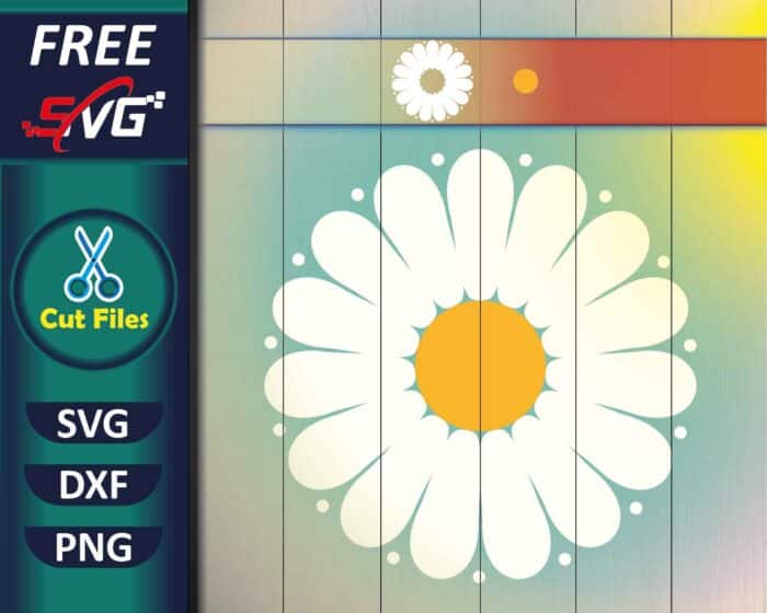 Cricut daisy flower SVG Free