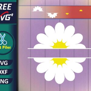 Daisy Monogram SVG Free