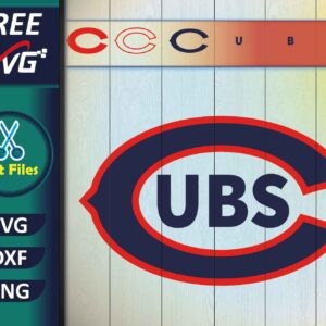 Free Chicago Cubs SVG