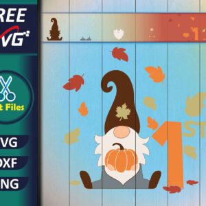 Gnome SVG Free | 1st, fall SVG
