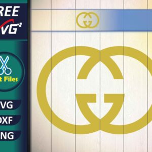 Gucci logo SVG, Free Cricut Designs For Vinyl