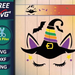 Halloween Unicorn SVG Free