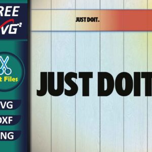 Just Do It Logo SVG Free