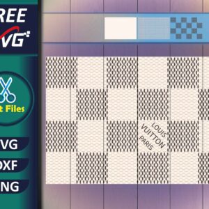 LV square pattern SVG Free