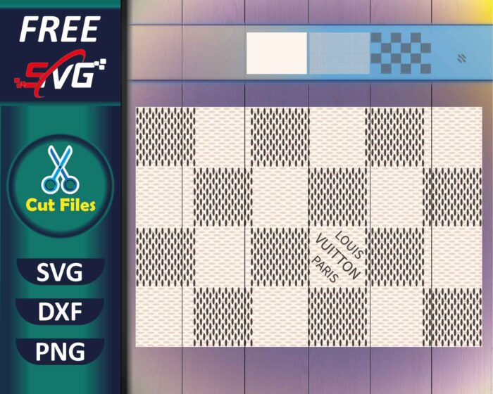 LV square pattern SVG Free