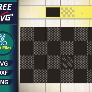 Louis Vuitton Damier pattern SVG Free
