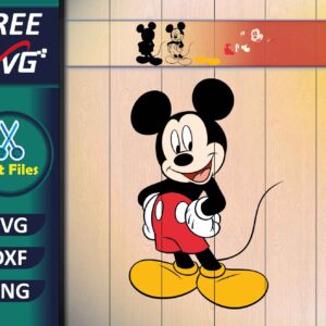 Mickey Mouse SVG Free