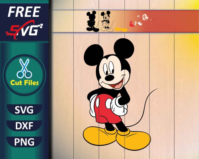 Mickey Mouse SVG Free