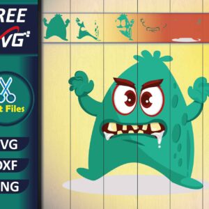 Monster SVG Free