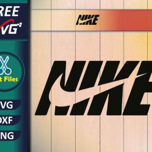 Nike logo Cricut SVG Free