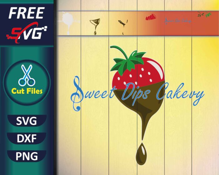 Sweet Dips Cakevy SVG Free