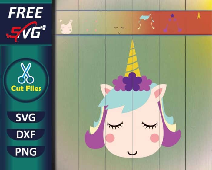 Unicorn Birthday SVG Free