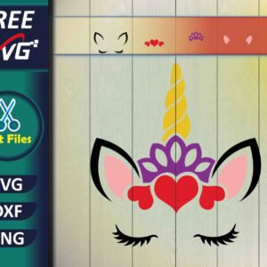 Unicorn Queen SVG Free