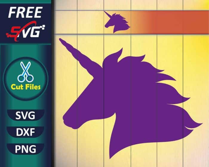 Free Unicorn Silhouette SVG, Cut files for Cricut