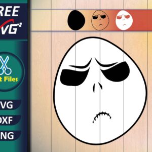 Jack skeleton Face SVG Free