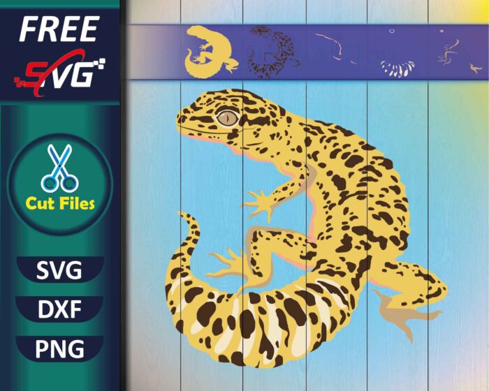 leopard gecko SVG Free