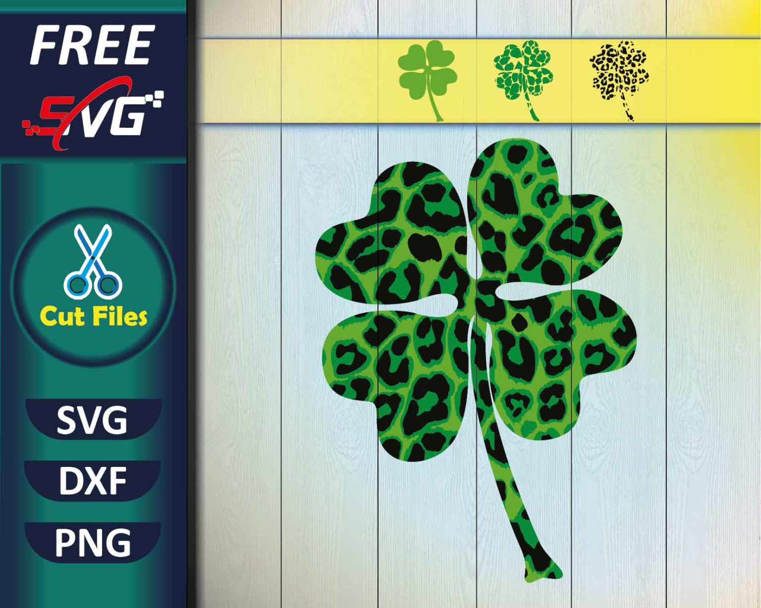 3 Leaf Clover SVG Free shamrock SVG Free svg4k com