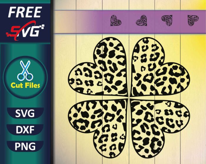 leopard shamrock SVG Free