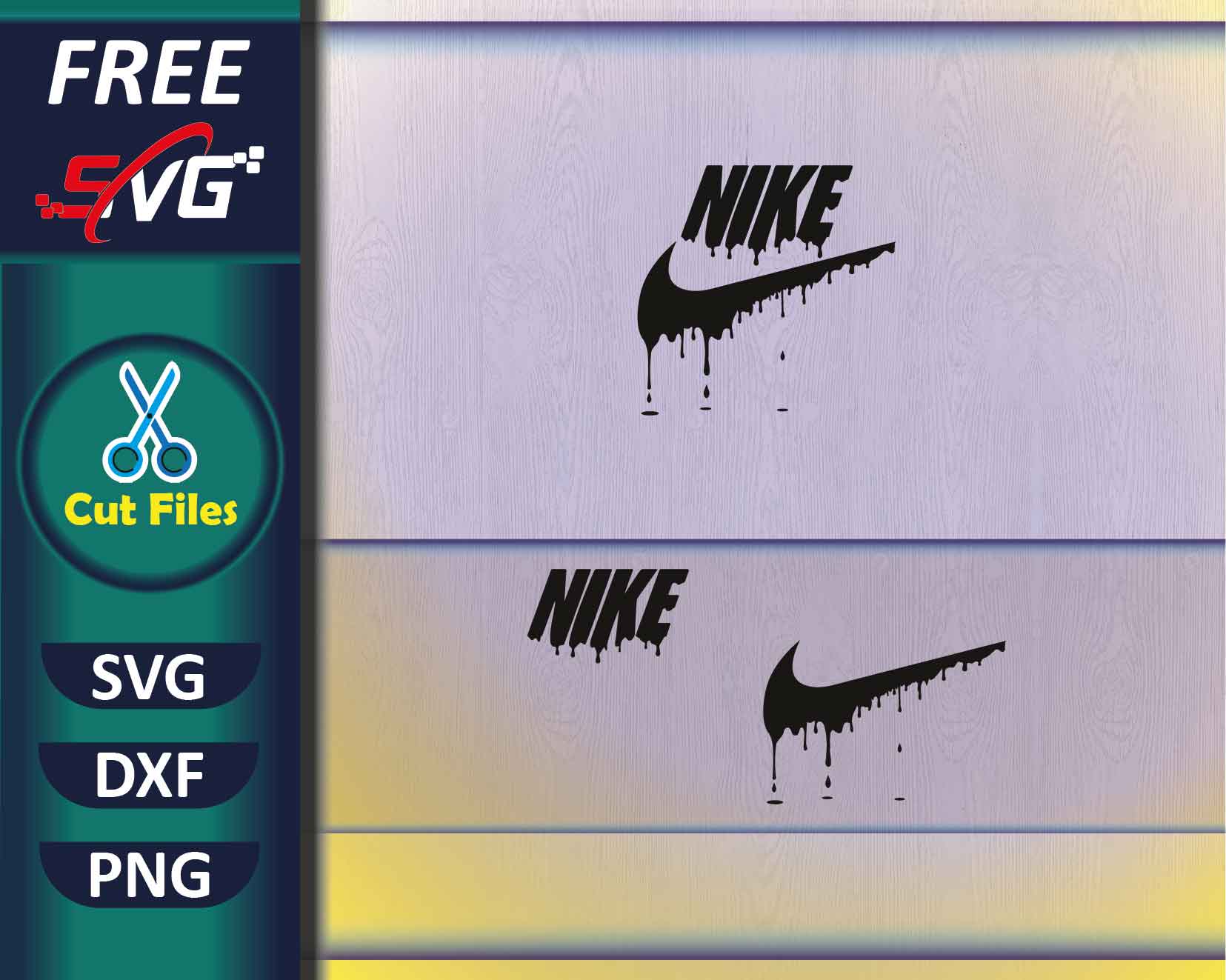 Dripping Nike SVG, Nike Drip Svg, Just Do It SVG Silhouette Cameo Cricut