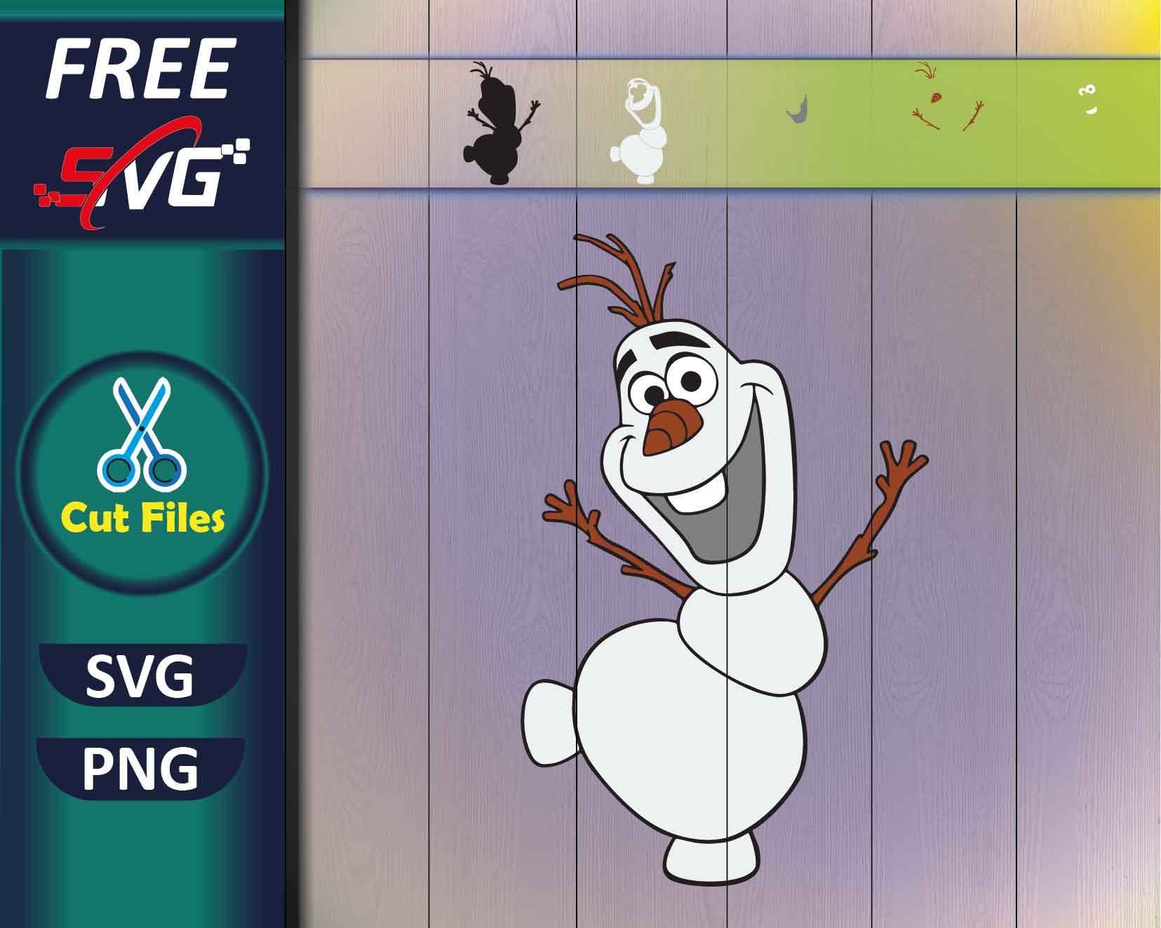 Frozen Olaf SVG Free Download