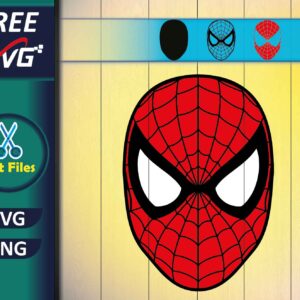 Spiderman Logo SVG Free | Spider Man Face