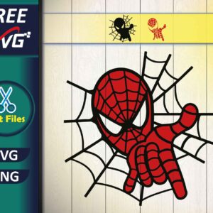 Spiderman SVG Layered