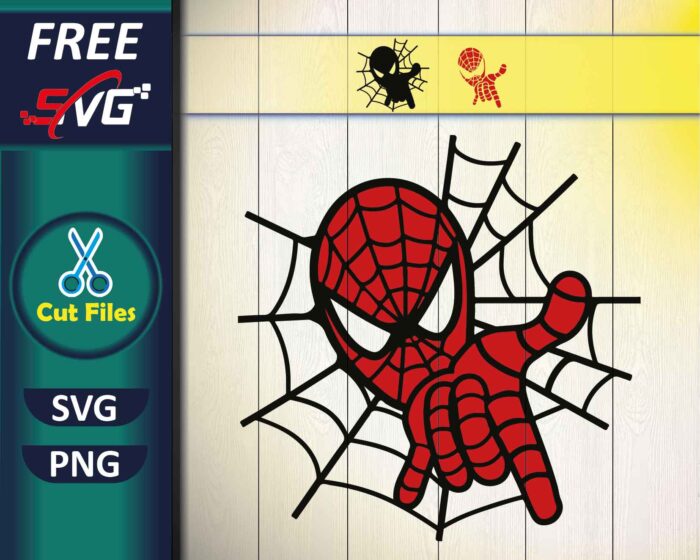 Spiderman SVG Layered