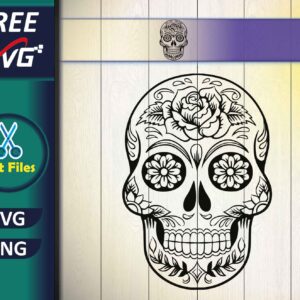 Sugar Skull SVG Free