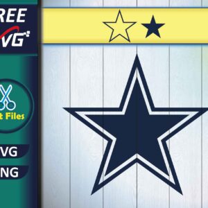 Cowboys Star SVG Free, Football SVG
