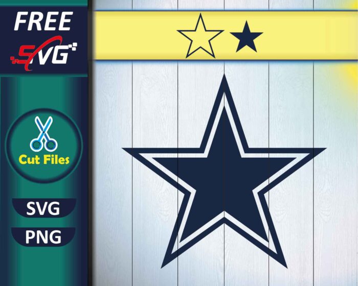 Cowboys Star SVG Free, Football SVG