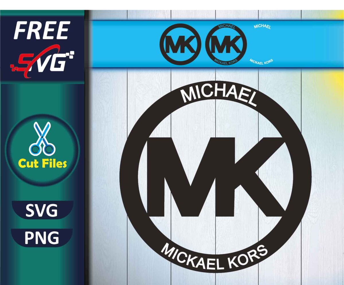Michael Kors MK Logo Pattern SVG Free