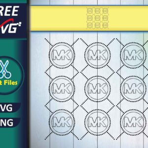Michael Kors, MK Logo Pattern SVG Free
