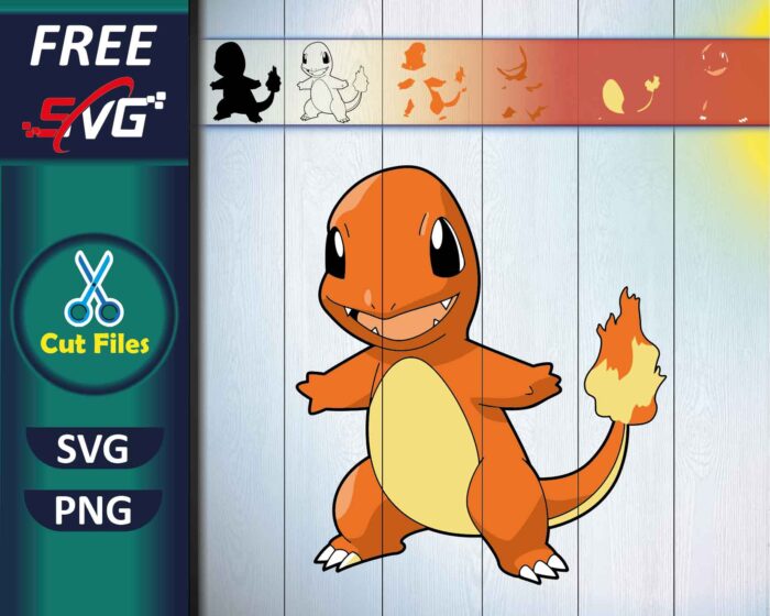 Pokemon Charmander SVG Free