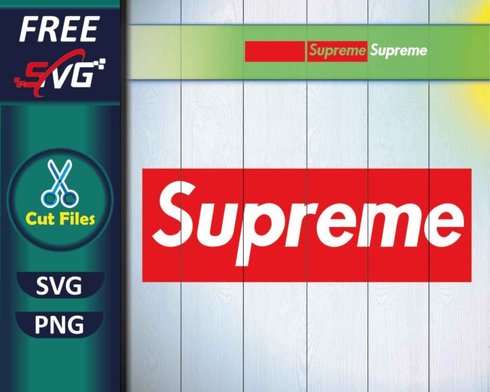 Supreme Logo SVG Free