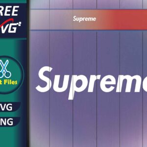 Supreme Logo for Cricut