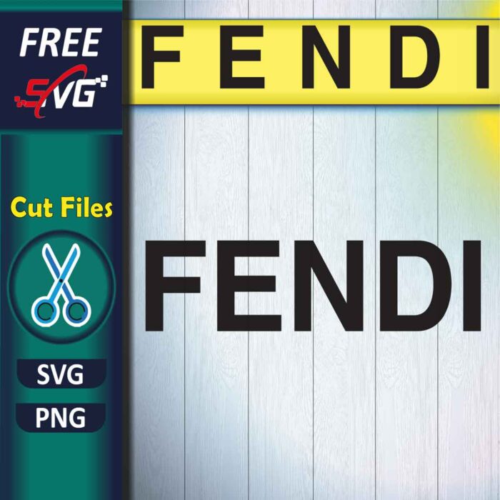 Fendi SVG Free Download, Cut files for Cricut