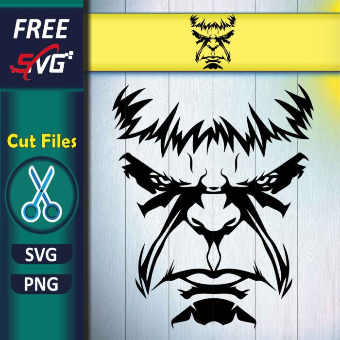 Hulk SVG Free for Cricut