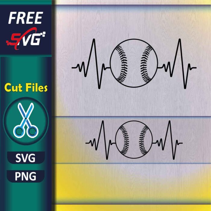 baseball_heartbeat_svg_free