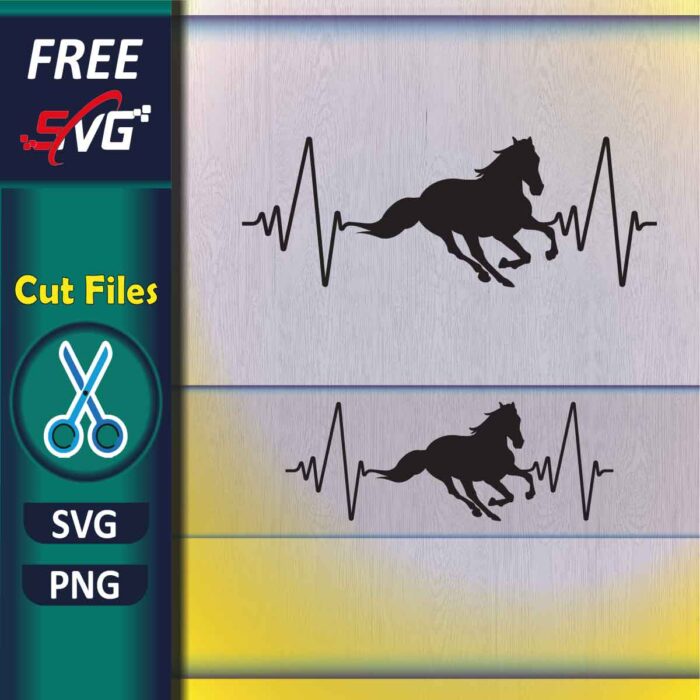horse_heartbeat_svg_free