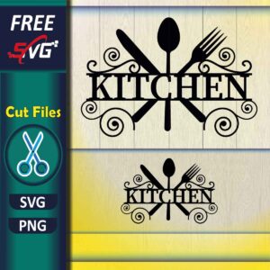 Kitchen SVG Free - kitchen Sayings Sign, Paper Cutting