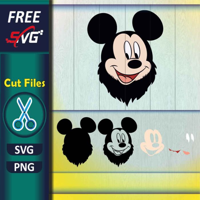 mickey_mouse_with_beard_svg-free