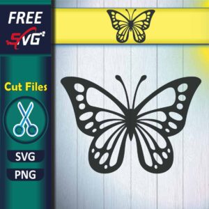 Butterfly Outline SVG Free