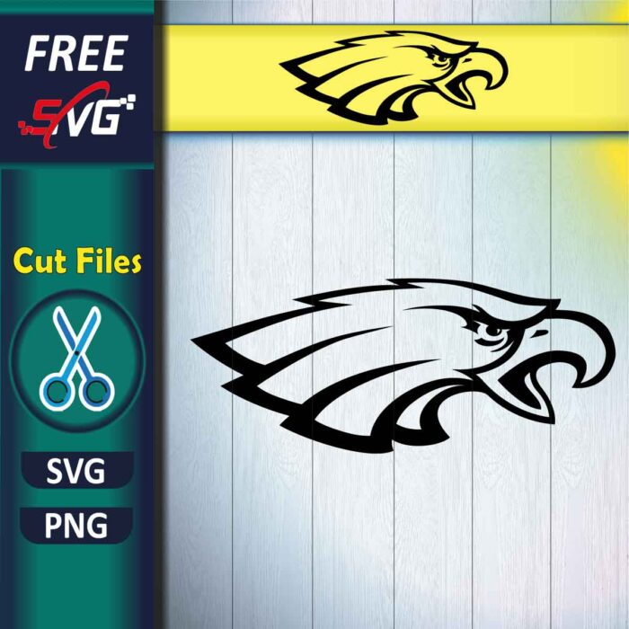 Eagles Logo outline SVG Free