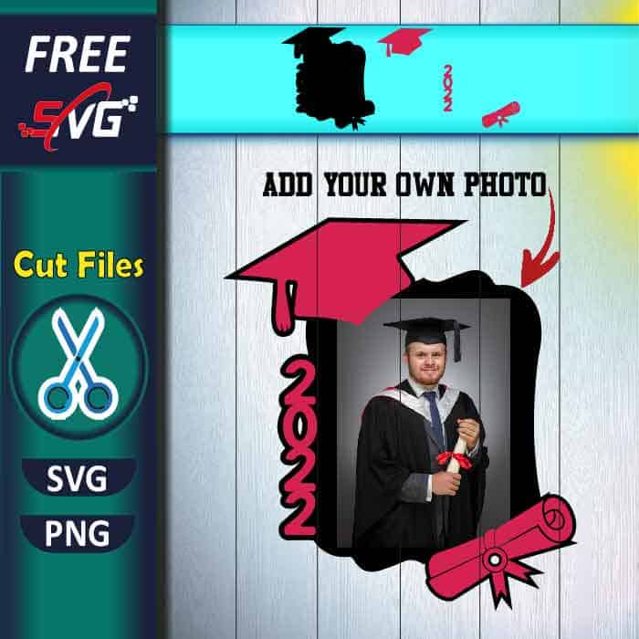 Graduation Photo Centerpiece SVG Free